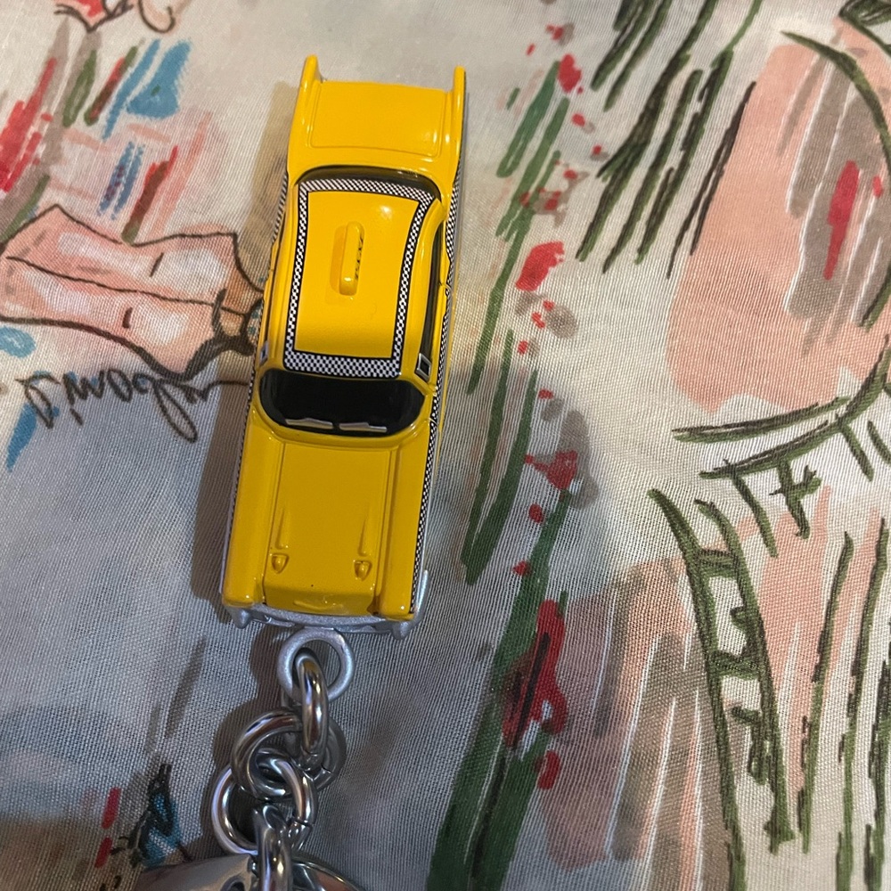 Coach New York Taxi Keychain/bag charm